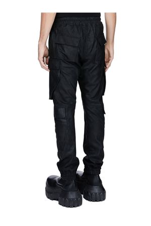Pantaloni Megacargo slim fit nero RICK OWENS | RU02E1337LBA09